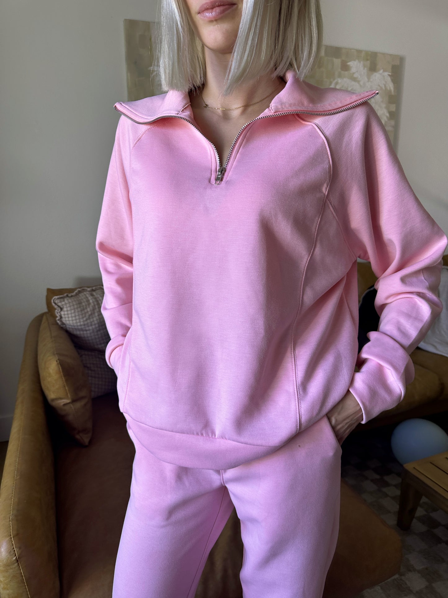 Just A Girl Quarter Zip