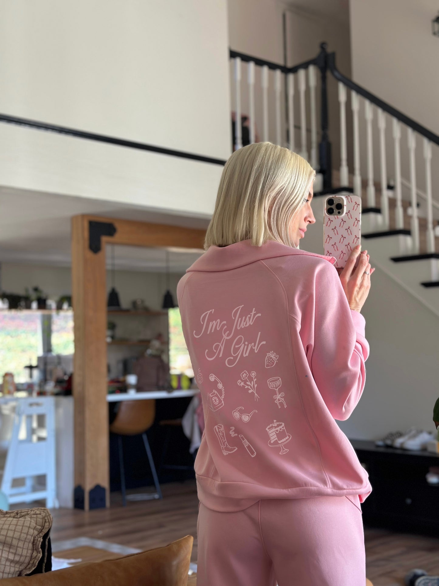Just A Girl Quarter Zip