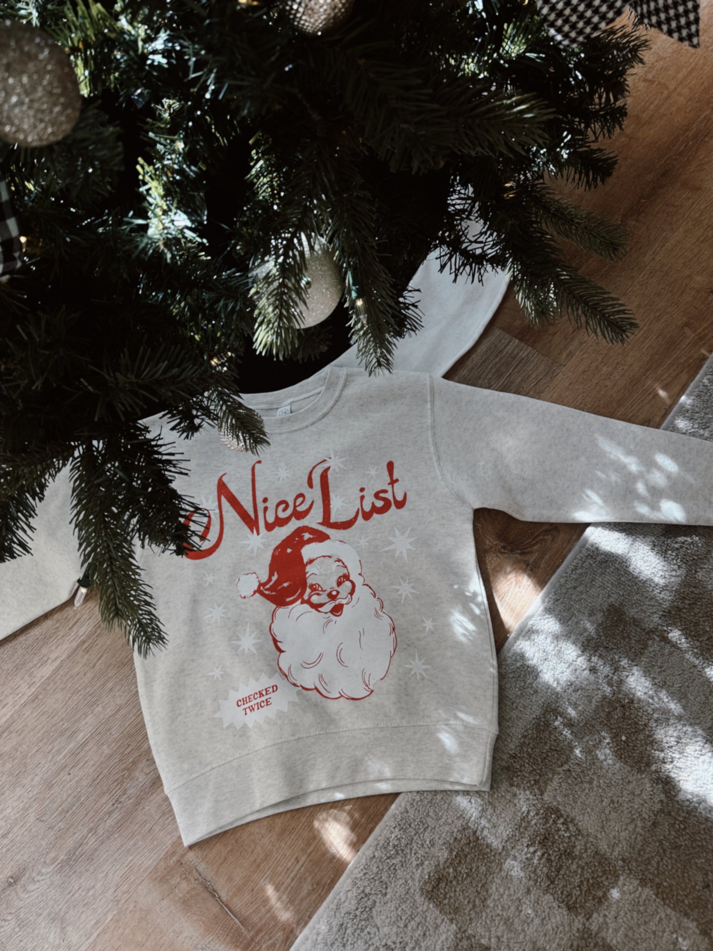 Nice List Crewneck—Kids