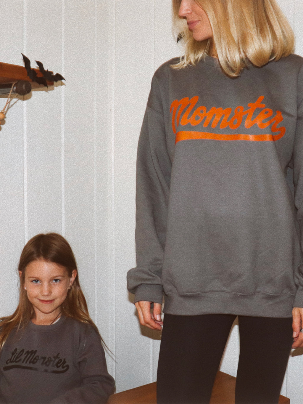 Momster Crewneck—Persimmon