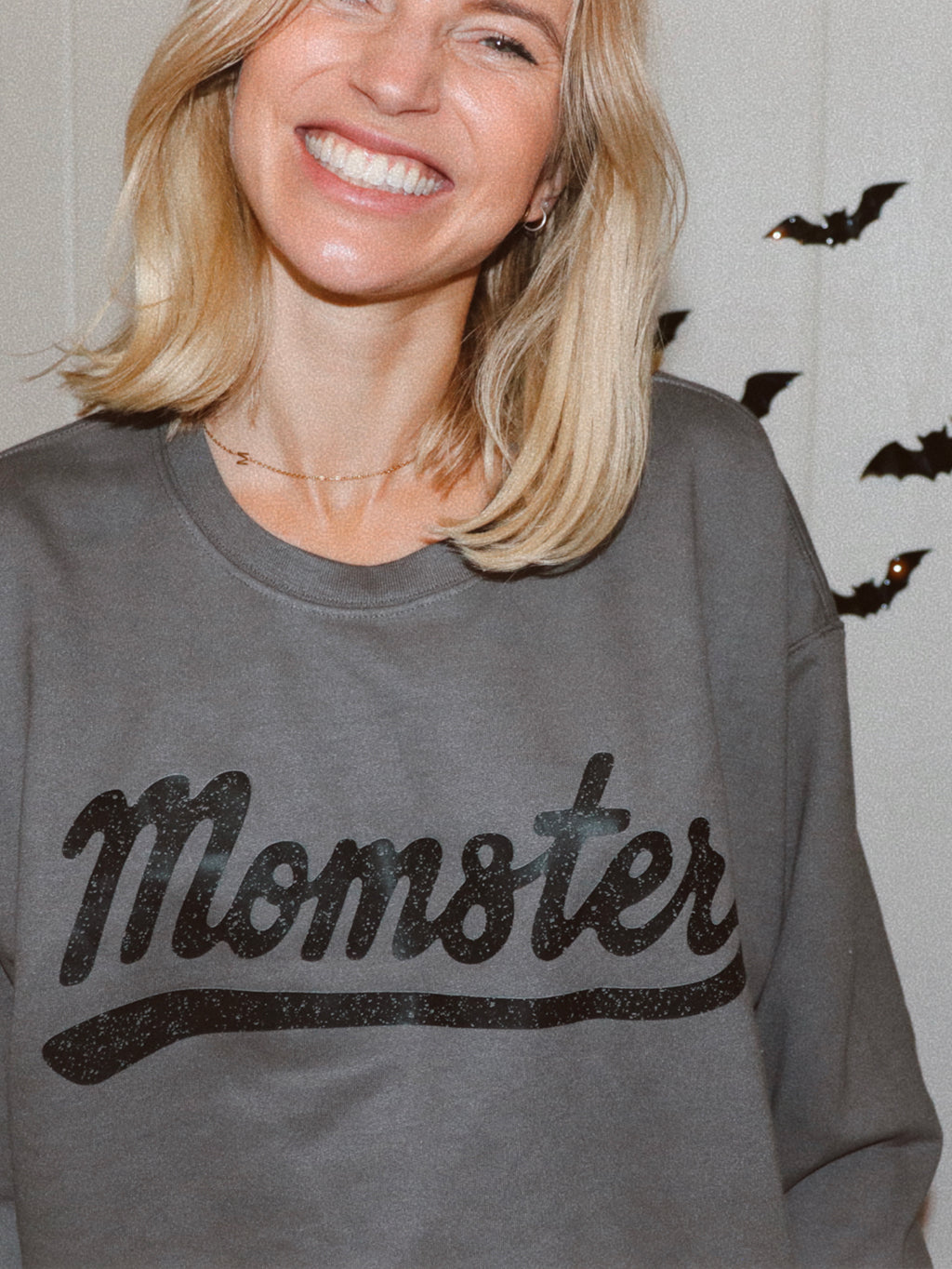 Momster Crewneck—Black