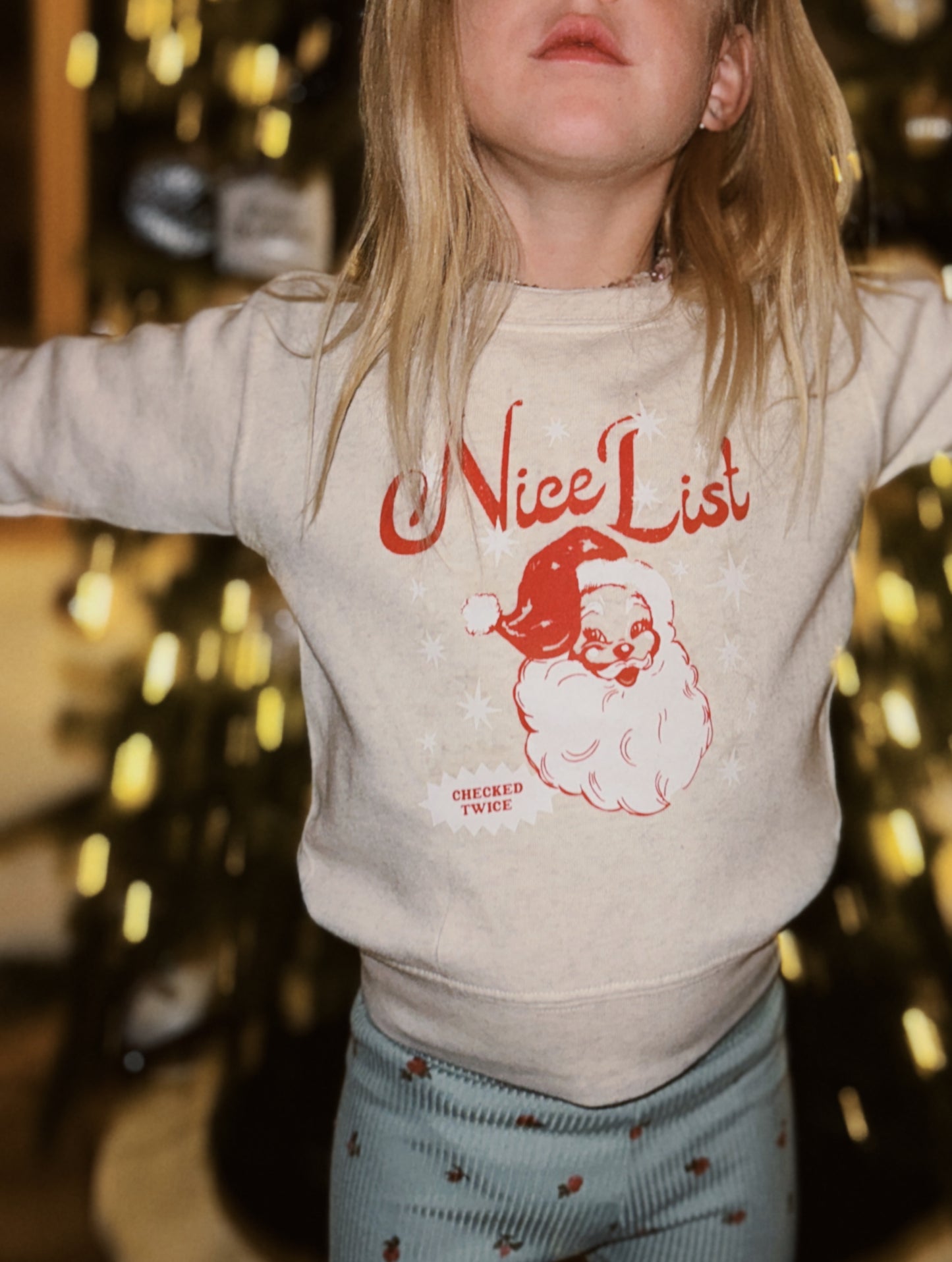 Nice List Crewneck—Kids
